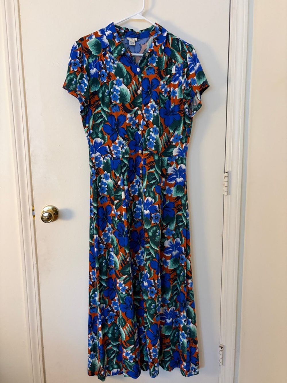 J. Crew Tropical Maxi Dress